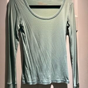 Mint Green Long Sleeve Top